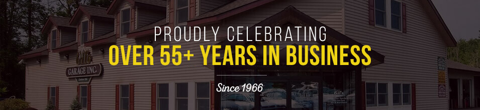 Proudly celebrating our 55th year anniversary | Gil's Garage Inc of Half Moon